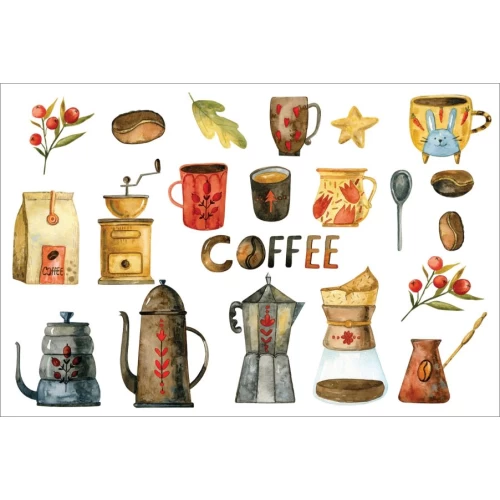 Coffee postcard