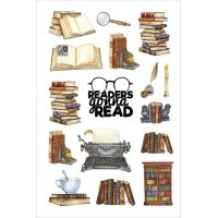 Readers gonna read | Books postcard