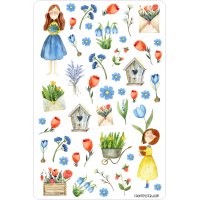 spring sticker sheet