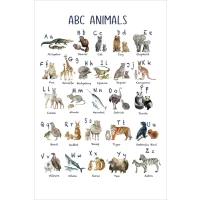 Animals ABC | Postcard