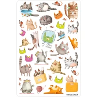 Sticker sheet | funny cats