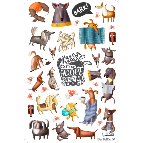 Dogs | Sticker sheet