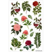 Retro flowers | sticker sheet