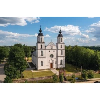 Nebula postcard #106: Church of the Assumption of the Blessed Virgin Mary, Zarasai