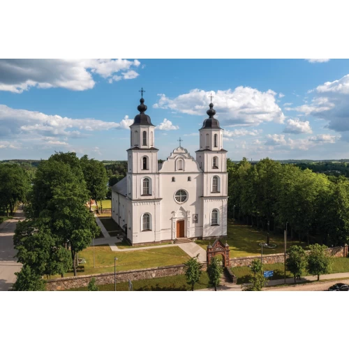 Nebula postcard #106: Church of the Assumption of the Blessed Virgin Mary, Zarasai
