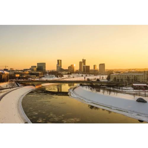 Nebula postcard #020: Panorama of Vilnius