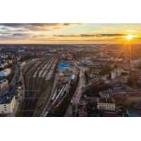 Nebula postcard #037: Vilnius railway station