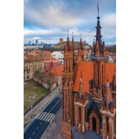 Nebula postcard #041: St. Anne's Church, Vilnius
