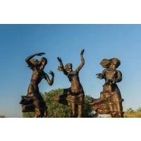 Nebula postcard #090: Fisherman's Daughters Sculpture, Šventoji