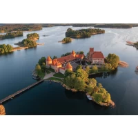 Nebula postcard #099: Trakai Island Castle