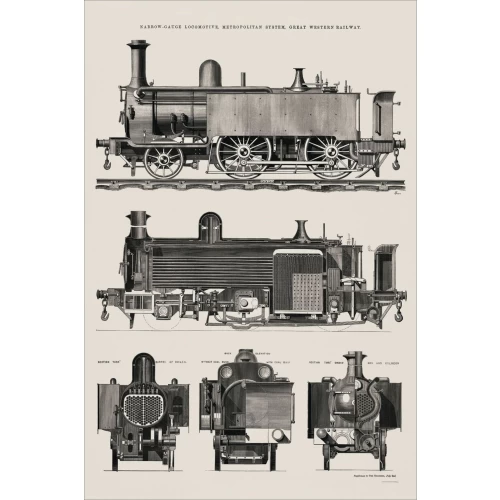 Postcard #1032 | Train
