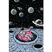 Postcard #1039 | Relaxing Astronaut