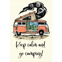 Postcard #1046 | Keep Calm and go Camping