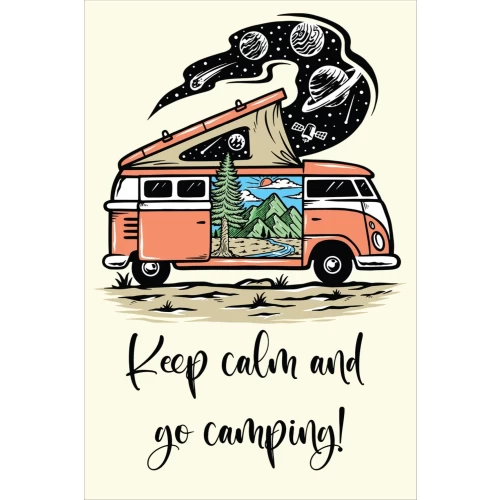 Postcard #1046 | Keep Calm and go Camping