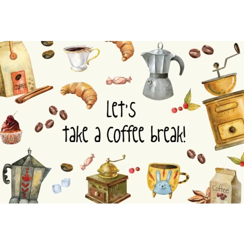 Postcard #1052 | Let's take a Coffee Break