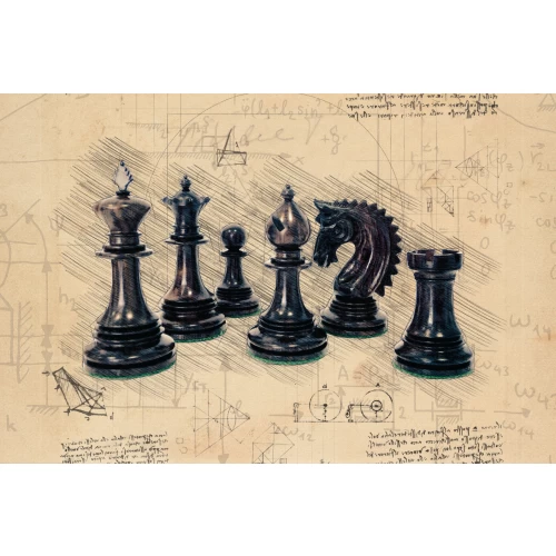 Postcard #1067 | Chess