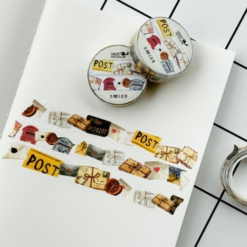 Washi tape #050: Snail Mail essentials