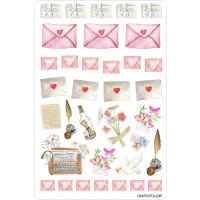 Sticker sheet #074: For Mail Lovers, MAXI