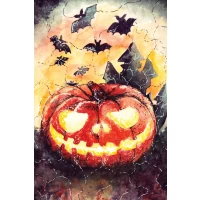Postcard #1121 | Halloween postcard