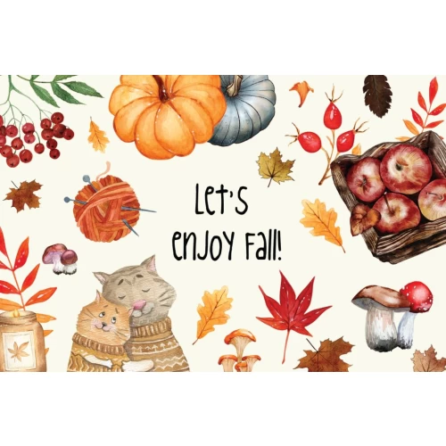 Postcard #1133 | Let’s enjoy Fall