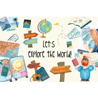 Postcard #1130 | Let’s explore the World