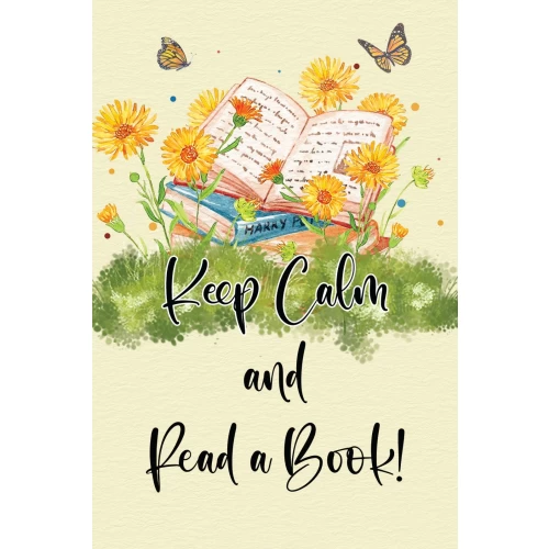 Postcard #1204 | Keep Calm and read a Book