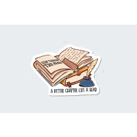 Vinyl sticker #022: A better chapter lies a head