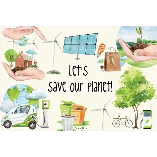 Postcard #1180 | Let’s save our Planet
