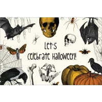 Postcard #1225 | Let's celebrate Halloween