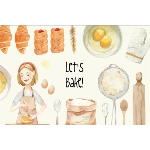 Postcard #1222 | Let's Bake