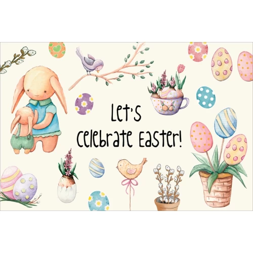 Postcard #1230 | Let’s celebrate Easter