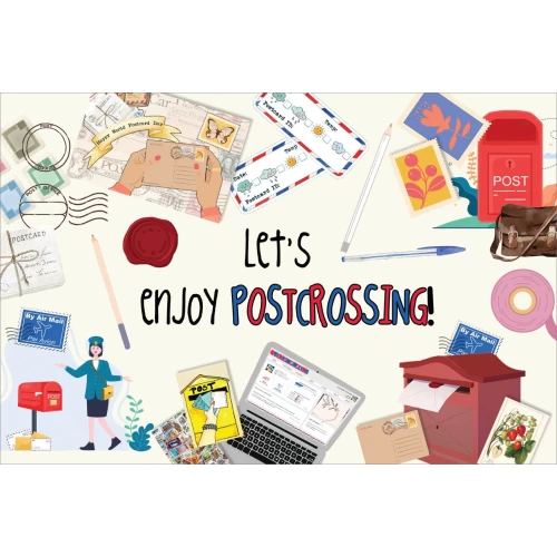 Postcard #1272 | Let’s enjoy Postcrossing