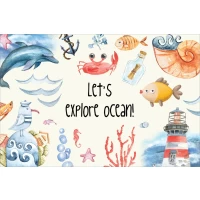 Postcard #1227 | Let's explore Ocean
