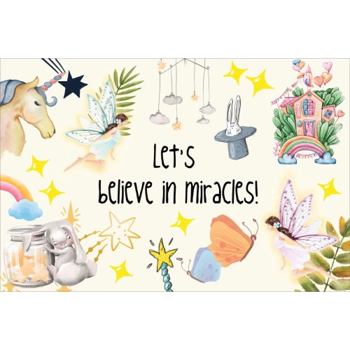 Postcard #1229 | Let's believe in Miracles