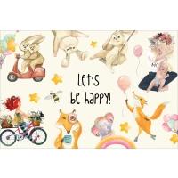 Postcard #1275 | Let’s be Happy