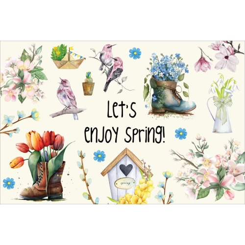 Postcard #1276 | Let’s enjoy Spring