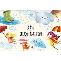Postcard #1328 | Let’s enjoy the Rain
