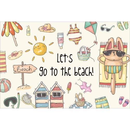 Postcard #1300 | Let’s go to the Beach