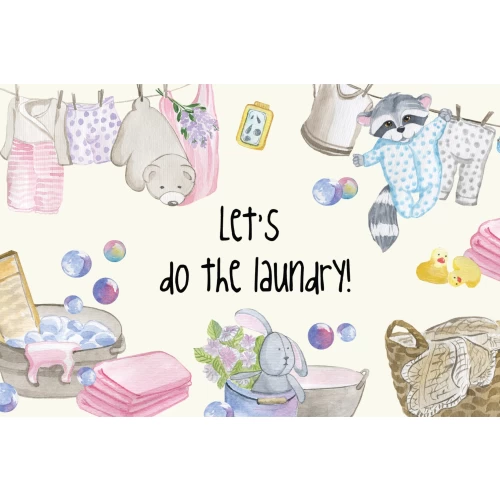 Postcard #1338 | Let’s do the Laundry