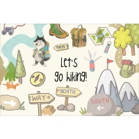 Postcard #1168 | Let’s go Hiking