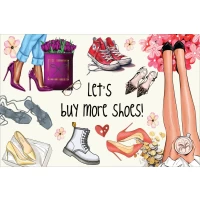 Postcard #1401 | Let’s buy more Shoes