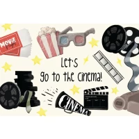 Postcard #1395 | Let’s go to the Cinema