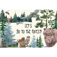 Postcard #1396 | Let’s go to the Forest