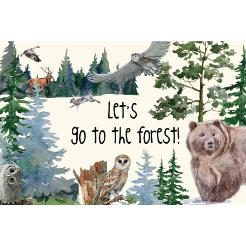 Postcard #1396 | Let’s go to the Forest