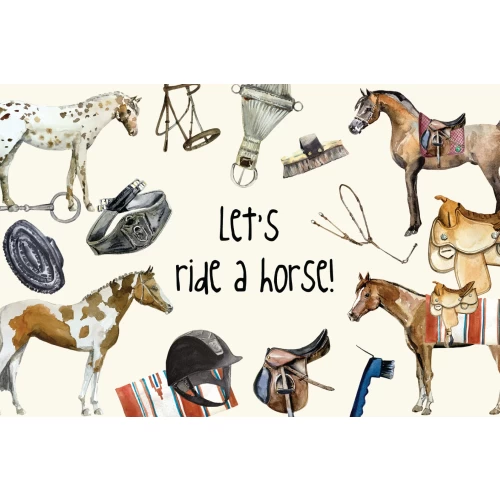 Postcard #1398 | Let’s ride a Horse