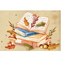 Postcard #1517 | Autumn books