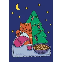 Chestnut & Pie postcard #001: Kūčiukai