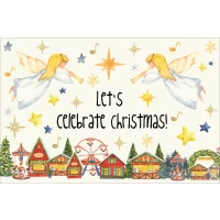 Postcard #1566 | Let’s celebrate Christmas