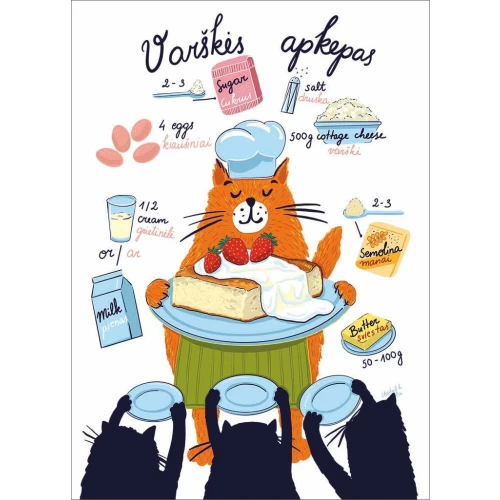 Chestnut&Pie postcard #006: Varškės apkepas