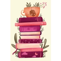 Postcard for postcrossing, books